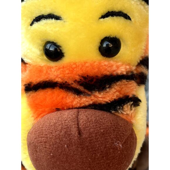 Disney Tigger Seated Plush Doll Stuffed Animal 12" Seated Smiling Tilted Head - Picture 9 of 10